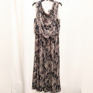 Vince Camuto Snake Print Jumpsuit